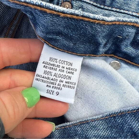 Vintage Y2K LEI life energy intelligence low dip flare jeans Size 9 - Picture 6 of 6